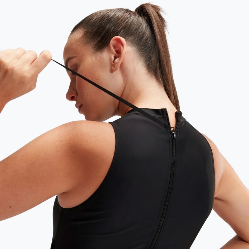 Speedo women's one-piece swimsuit Hydrasuit black/white 9