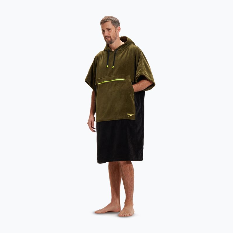 Speedo Swim Poncho S black/hyper yellow