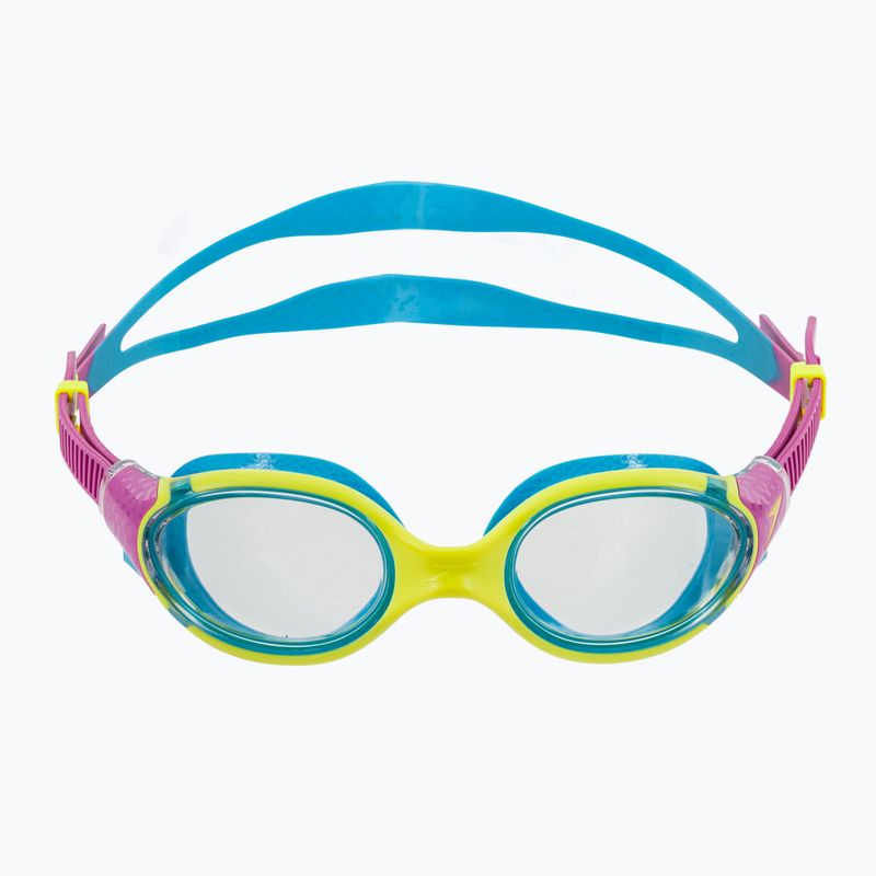 Children's swim goggles Speedo Biofuse 2.0 lemon drizzle/kikiki pink/picton blue 2