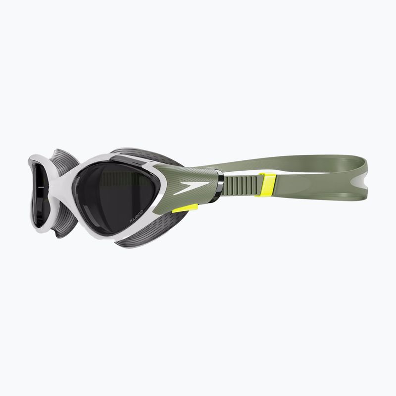 Speedo Biofuse Polarised 2.0 country green/hyper yellow/white women's swim goggles 2