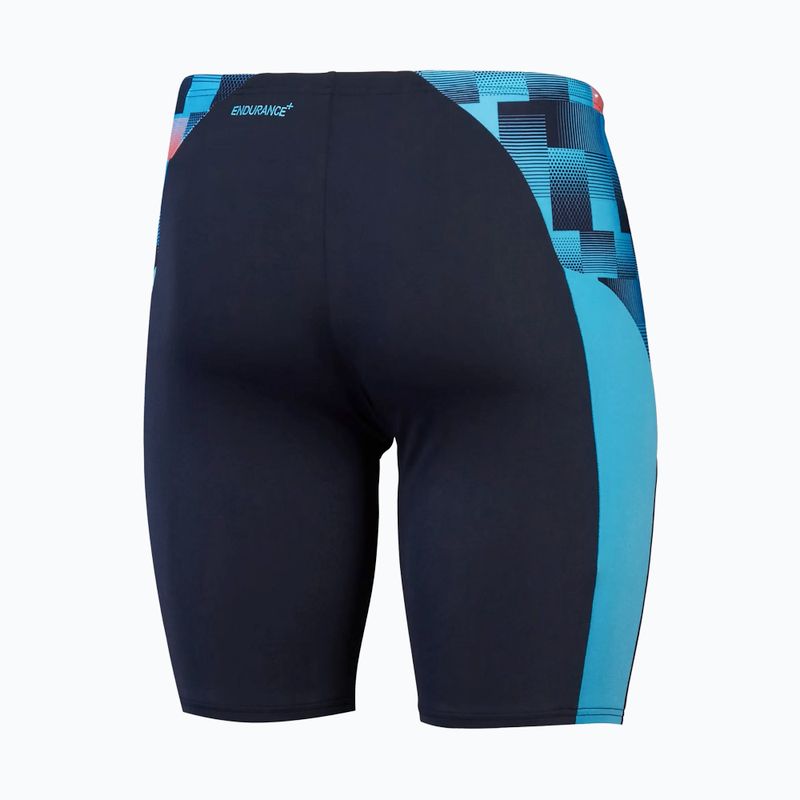 Speedo Endurance+ MAX Splice Men's Swim Jammer true navy/picton blue/siren red 2