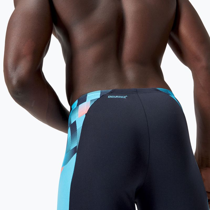 Speedo Endurance+ MAX Splice Men's Swim Jammer true navy/picton blue/siren red 9