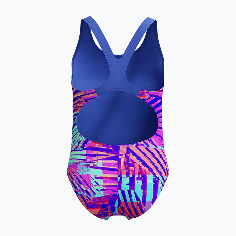 Children's one-piece swimsuit Speedo Digital Allover Splashback cobalt pop 2