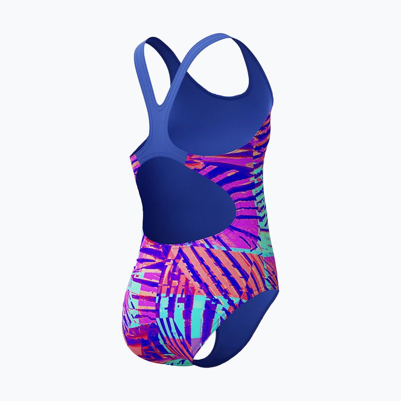 Children's one-piece swimsuit Speedo Digital Allover Splashback cobalt pop 5