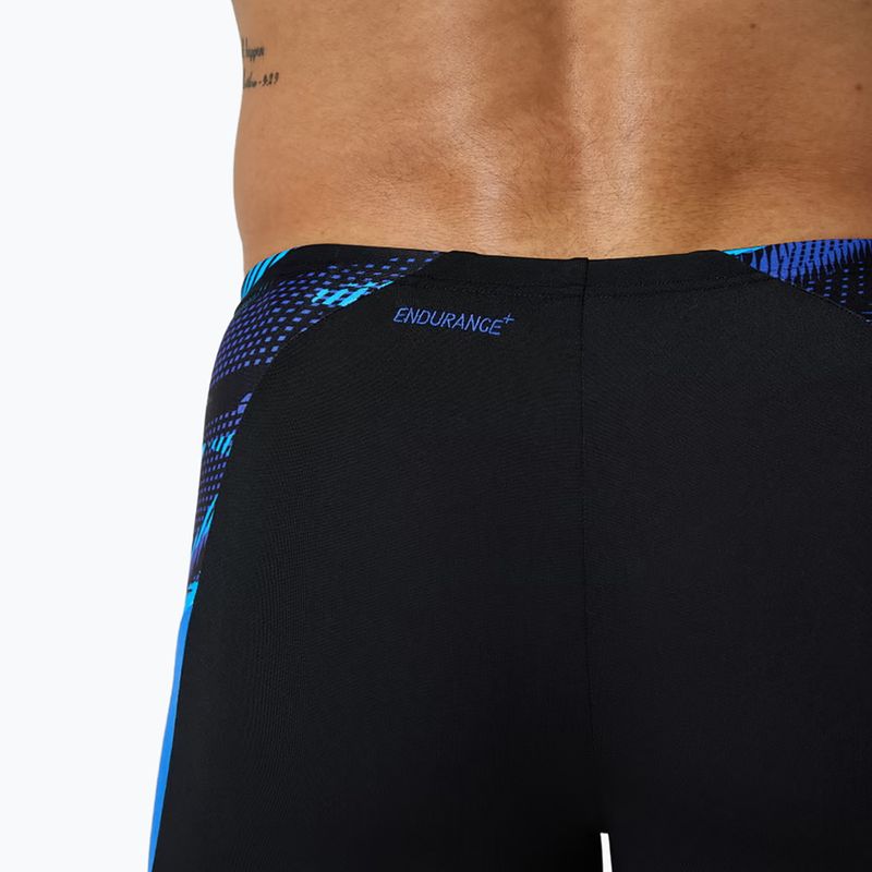 Men's swim jammers Speedo Endurance+ Max Splice Jammer black/cobalt pop 9