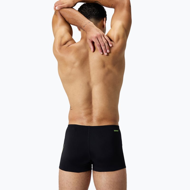 Men's swim trunks Speedo Hyper Boom Placement black/hyper yellow 3