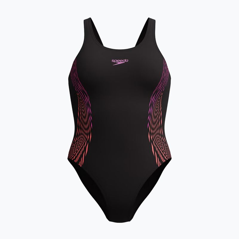 Women's one-piece swimsuit Speedo Placement Muscleback neon violet