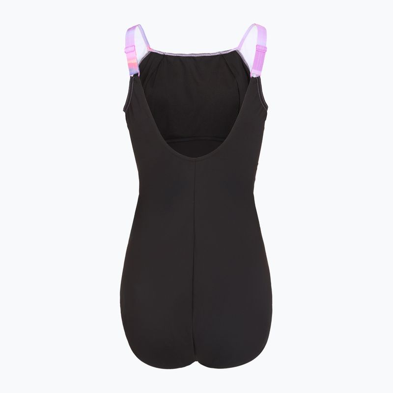 Ladies' one-piece swimsuit Speedo Shaping LunaLustre Printed neon violet 2
