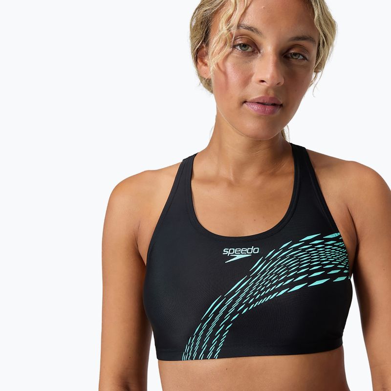 Women's two-piece swimsuit Speedo Placement Bikini set arctic glass 9