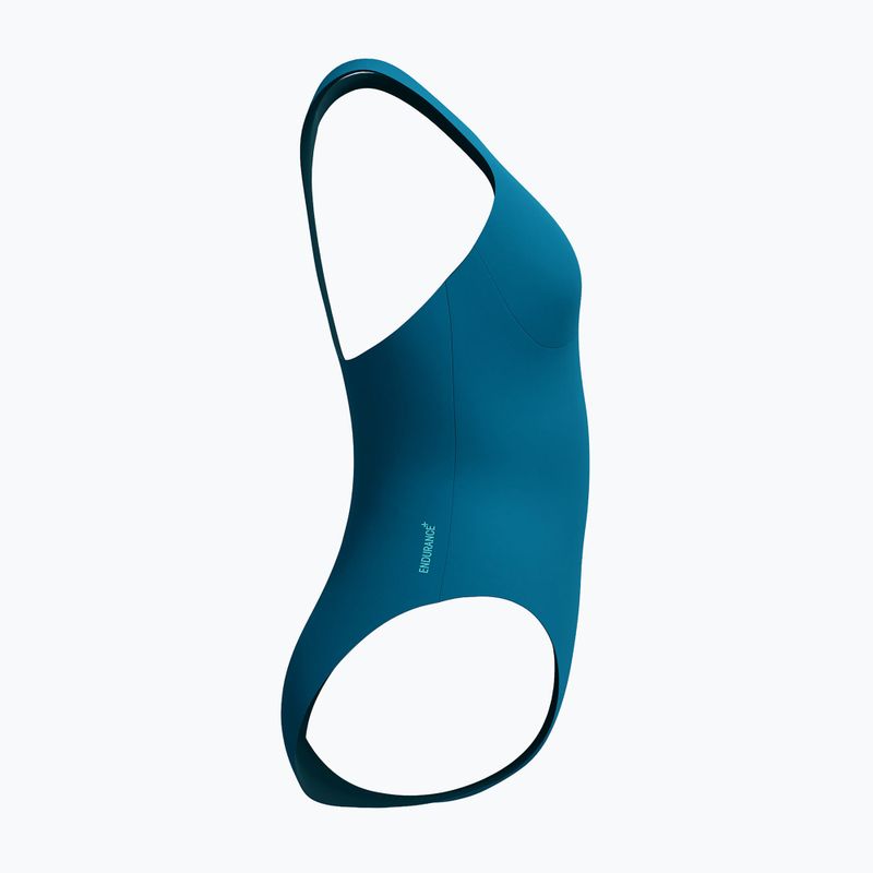 Ladies' one-piece swimsuit Speedo Racer Zip with Built in Swim Bra dark teal 9