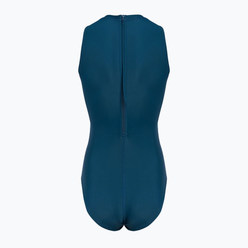 Speedo Hydrasuit women's one-piece swimsuit dark teal 2