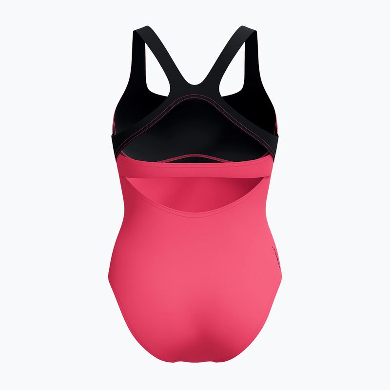 Ladies' one-piece swimsuit Speedo Flex Band with Swim Bra raspbery fill/vermilion/punch 8