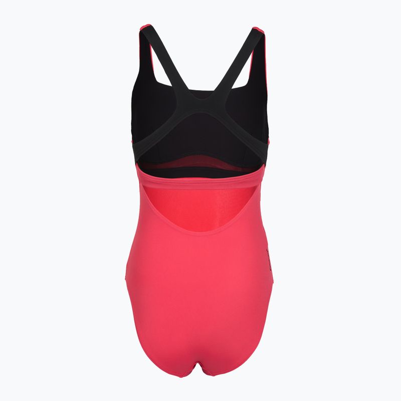 Ladies' one-piece swimsuit Speedo Flex Band with Swim Bra raspbery fill/vermilion/punch 8