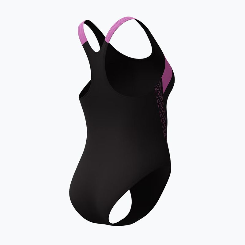 Women's one-piece swimsuit Speedo HyperBoom Splice Racerback neon violet 4