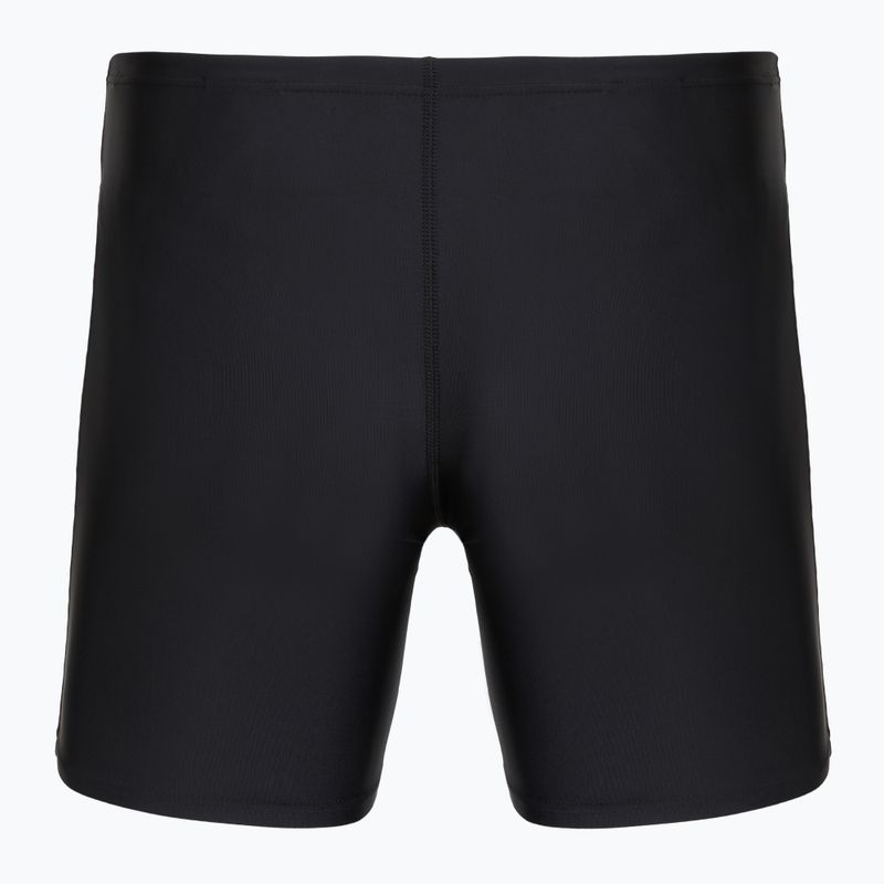 Men's swim jammers Speedo Duo Logo Print Mid Jammer black/coral sands/neon violet 2