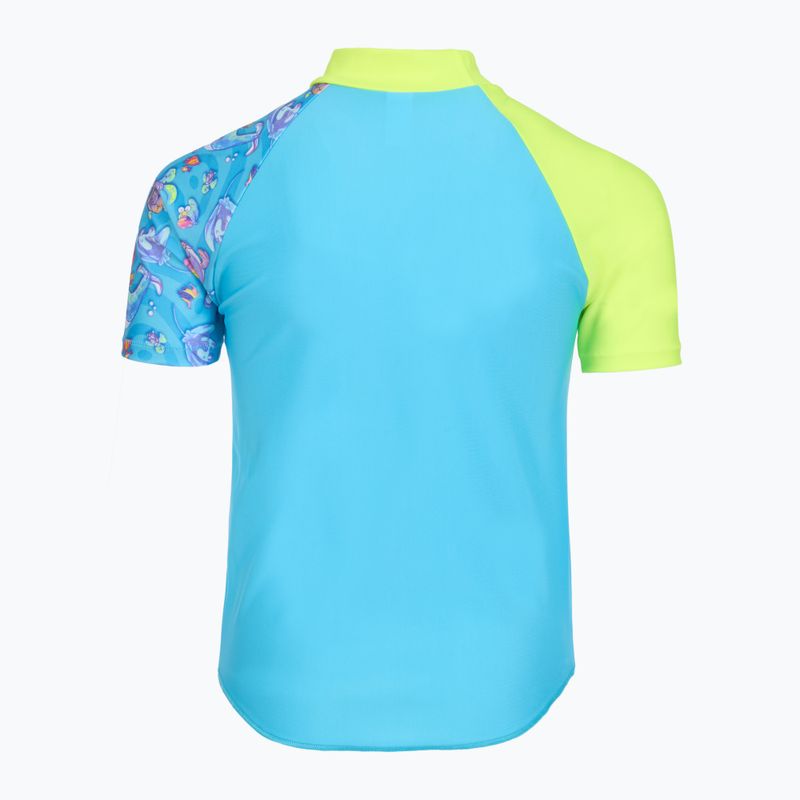 Men's two-piece swimwear Speedo Learn To Swim Digital Rash Top Set turkish sea 4