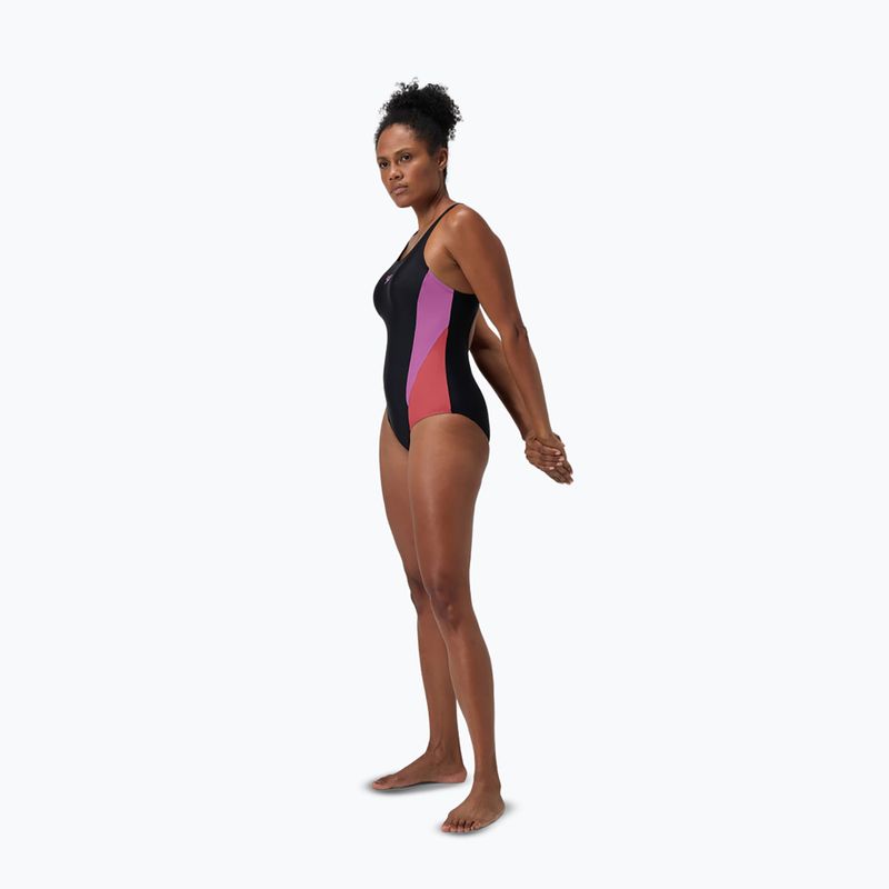 Women's one-piece swimsuit Speedo Colourblock 2.0 neon violet 2
