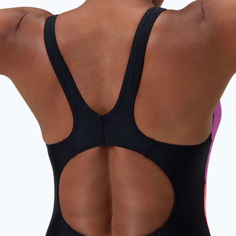 Women's one-piece swimsuit Speedo Colourblock 2.0 neon violet 6