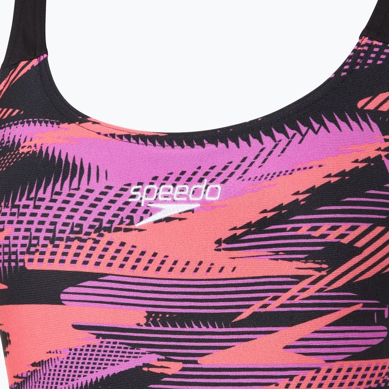 Women's one-piece swimsuit Speedo HyperBoom Placement Muscleback coral sands 3