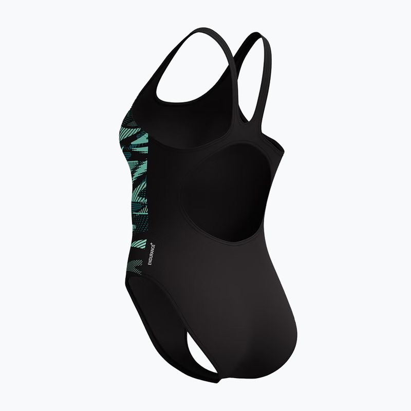 Women's one-piece swimsuit Speedo Hyperboom Placement Muscleback dark teal 5