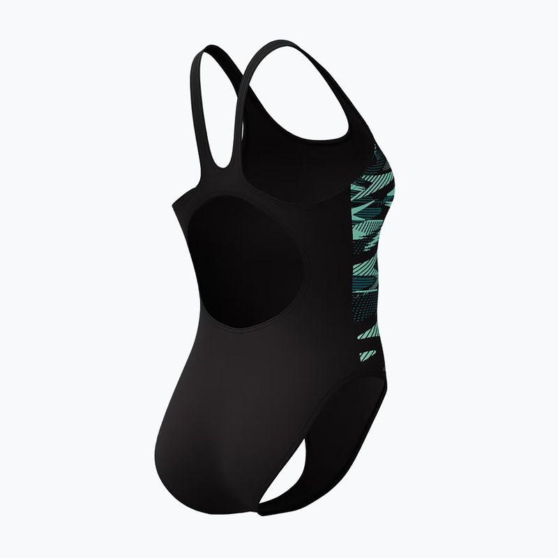 Women's one-piece swimsuit Speedo Hyperboom Placement Muscleback dark teal 6
