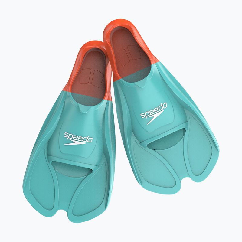 Swim fins Speedo Biofuse Training arctic glass/volcanic orange