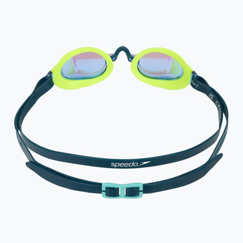 Swim goggles Speedo Fastskin Speedsocket 2 Mirror hyper yellow/cobalt/emerald 4