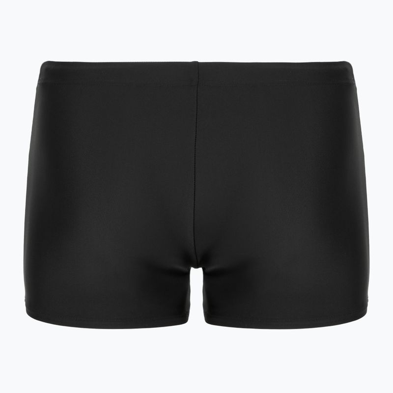 Speedo Medley Logo Aquashort men's swimming boxers black/hyper yellow 2