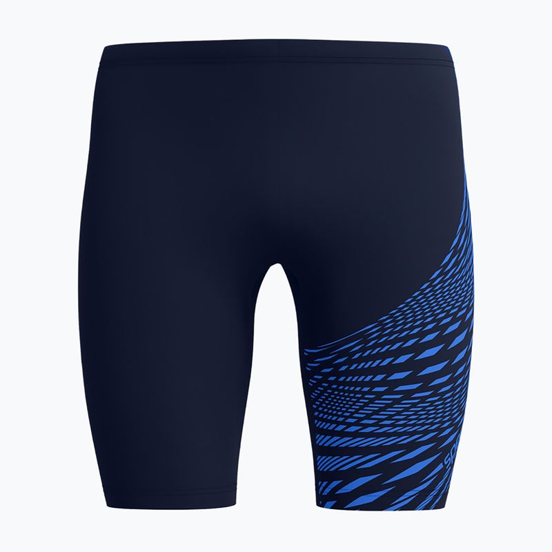 Men's swim jammers Speedo Medley Logo Jammer navy/cobalt pop