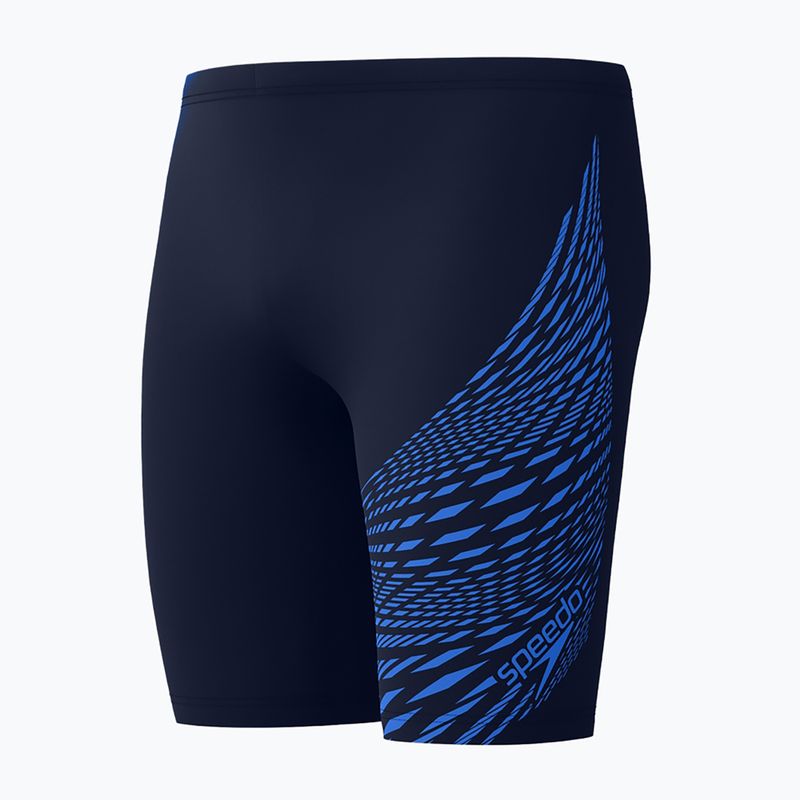 Men's swim jammers Speedo Medley Logo Jammer navy/cobalt pop 3