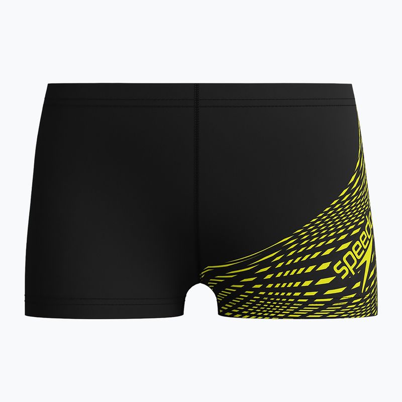 Children's swim trunks Speedo Medley Logo Aquashort hyper yellow