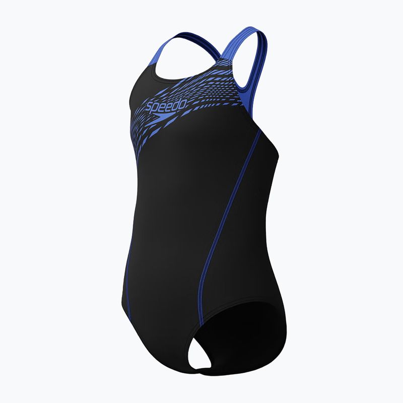 Children's one-piece swimsuit Speedo Medley Logo Medalist cobalt pop 3