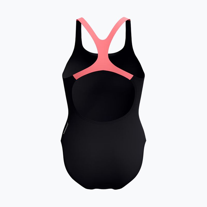 Ladies' one-piece swimsuit Speedo Medley Logo Medalist coral sands 2