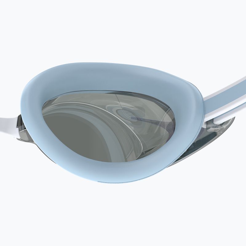 Women's swim goggles Speedo Vanquisher 3.0 Mirrored hawaiian sky/grey/silver mirror 5