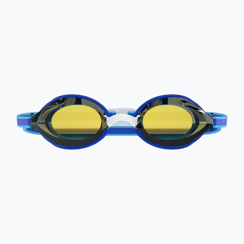 Speedo Vanquisher 3.0 Mirror children's swimming goggles cobalt pop / cobalt / gold mirror 2