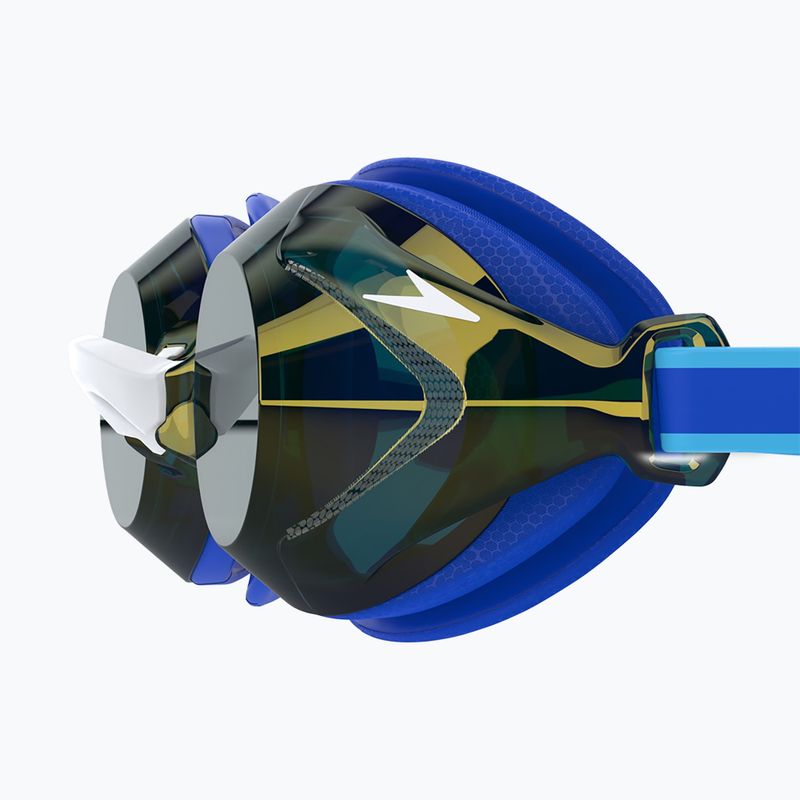 Speedo Vanquisher 3.0 Mirror children's swimming goggles cobalt pop / cobalt / gold mirror 4