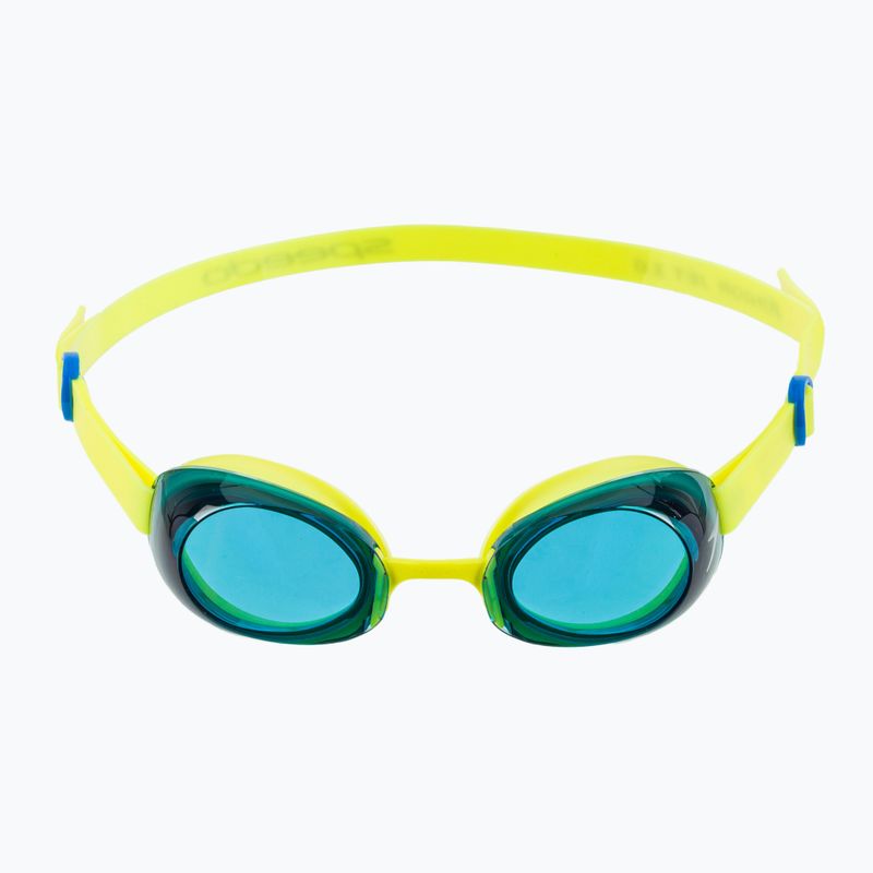 Children's swim goggles Speedo Jet 2.0 empire yellow / neon blue 2