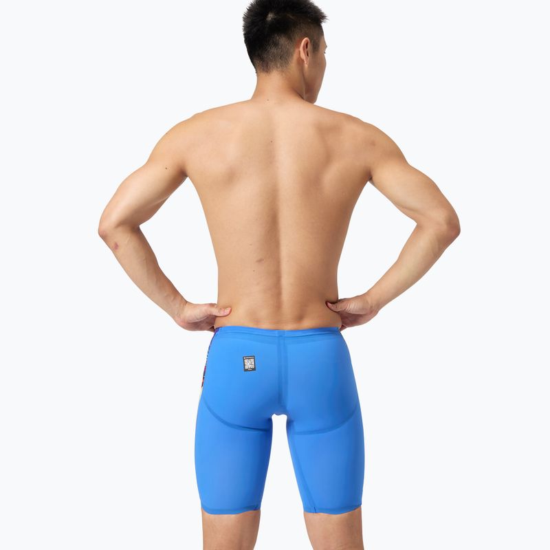 Speedo Fastskin LZR Pure Valor 2.0 swim jammers molten blur/cobalt pop print 2