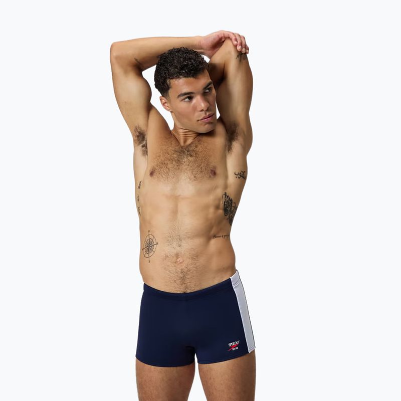 Men's swim boxers Speedo Colorblock Square Leg peacot 7