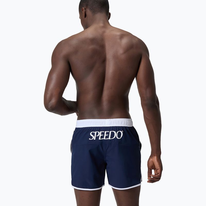 Men's swim shorts Speedo Jetstream Retro Logo Volley 16" peacoat 6