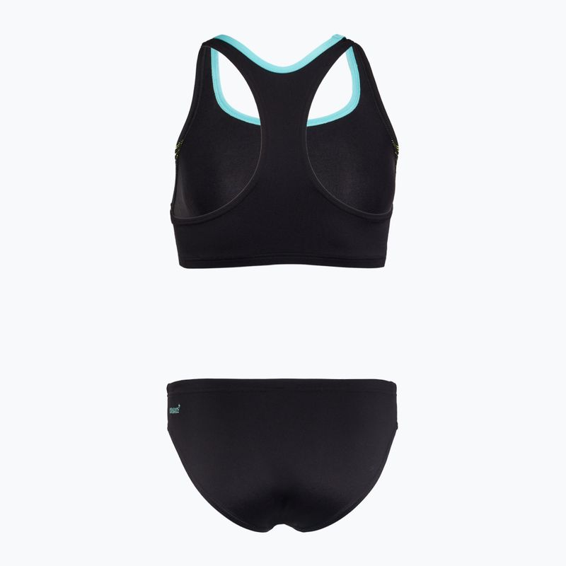 Speedo Placement hyper yellow women's two-piece swimsuit 2
