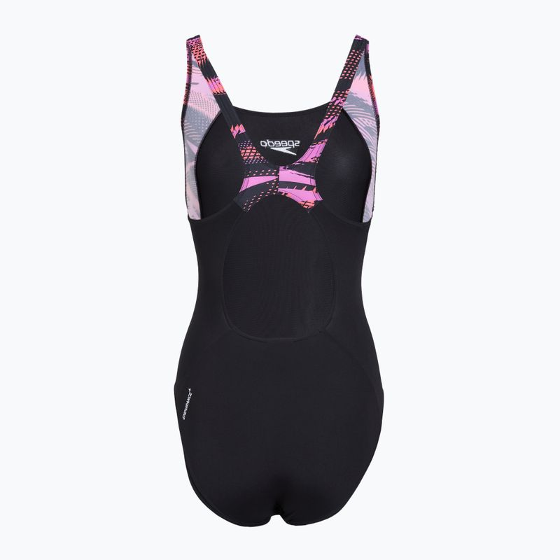 Women's one-piece swimsuit Speedo HyperBoom Splice Muscleback neon violet 2