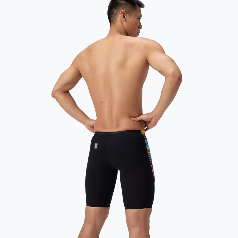 Men's swim jammers Speedo Fastskin LZR Pure Valor 2.0 Jammer molten black/molten blur 3