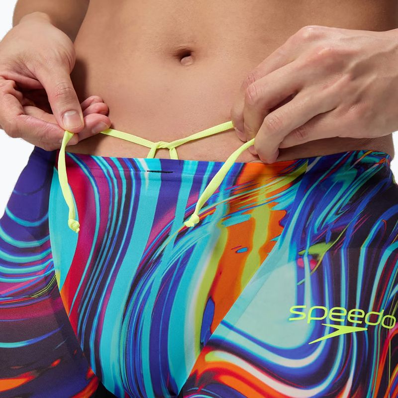 Men's swim jammers Speedo Fastskin LZR Pure Valor 2.0 Jammer molten black/molten blur 6