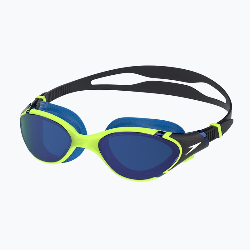 Speedo Biofuse 2.0 Mirror swim goggles electric lime / cobalt / iris mirror