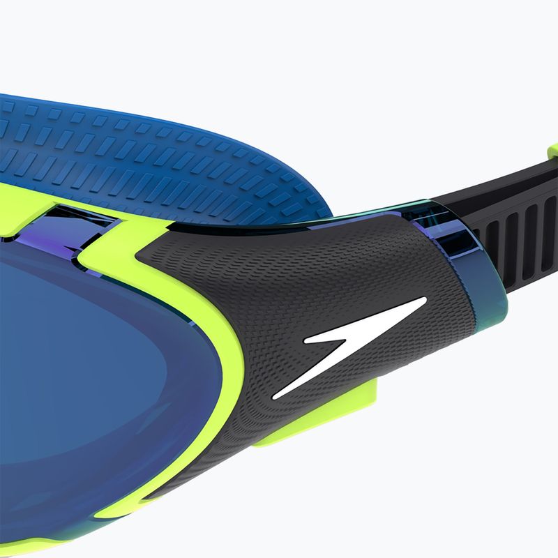 Speedo Biofuse 2.0 Mirror swim goggles electric lime / cobalt / iris mirror 5