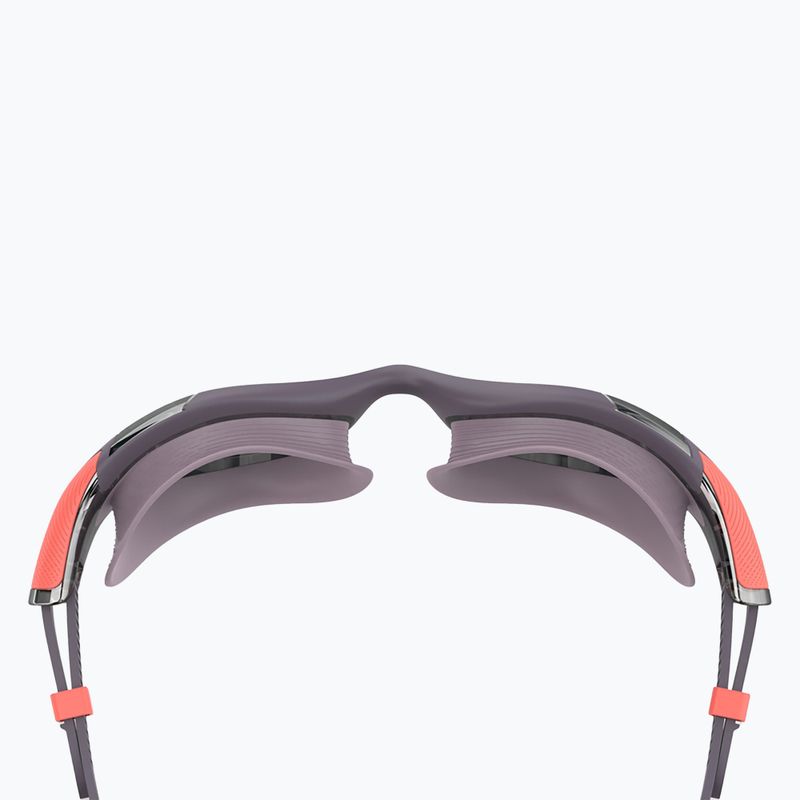 Women's swim goggles Speedo Biofuse 2.0 Mirror vintage fog / steel / silver mirror 3