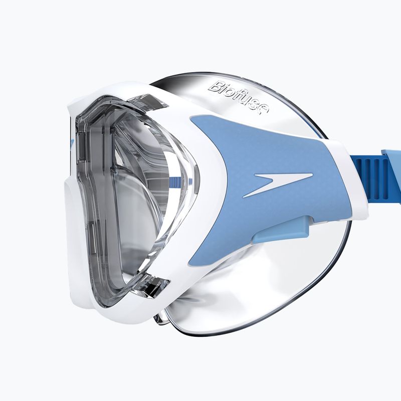Swim mask Speedo Biofuse 2.0 white / clear 4