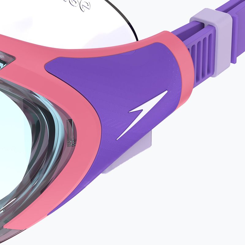 Children's swim mask Speedo Biofuse 2.0 pink lemonade / steel 5