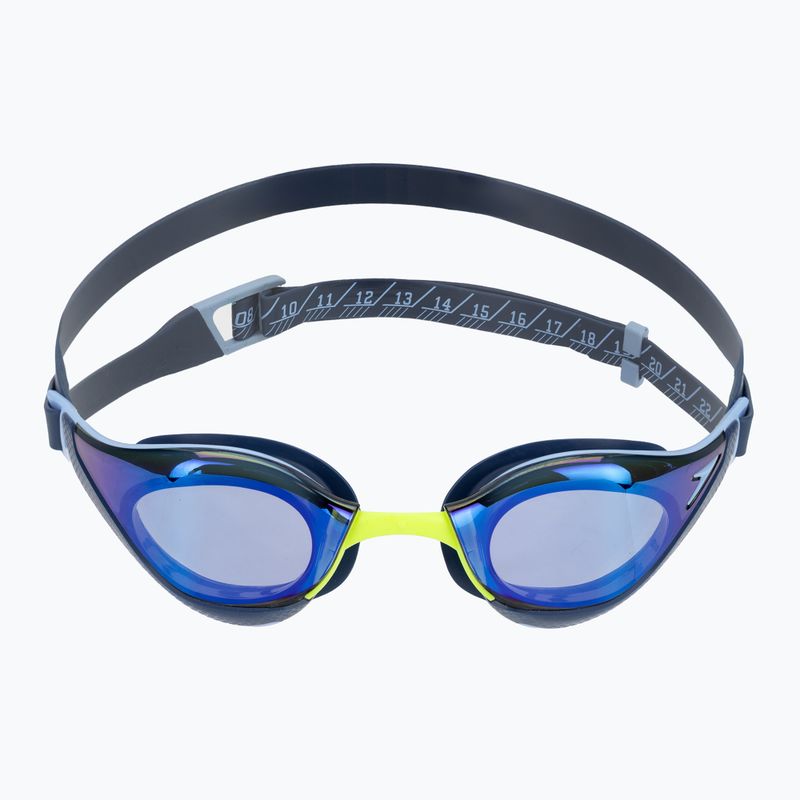 Swim goggles Speedo Fastskin Pure Focus Mirror sugar blue / smoke / iris mirror 2